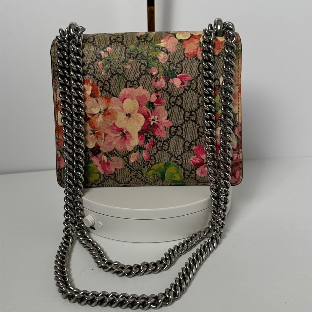 Gucci Dionysus GG Blooms Super Mini Shoulder Crossbody Bag - Picture 12 of 15